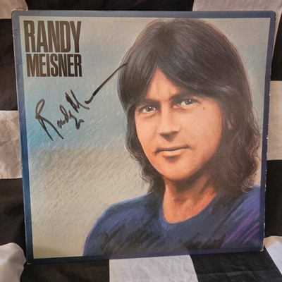 Randy Meisner (1982) Self-titled Autographed Signed Eagles Epic Records 