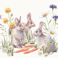 Ambiente Serviette MöHren Leckerbissen 20 StüCk 33X33 Cm Tischdeko Ostern