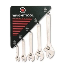 D975 - Adj. Chrome Wrench 12Inch Wide Disp. - 30 Pieces (6 of Each Size)