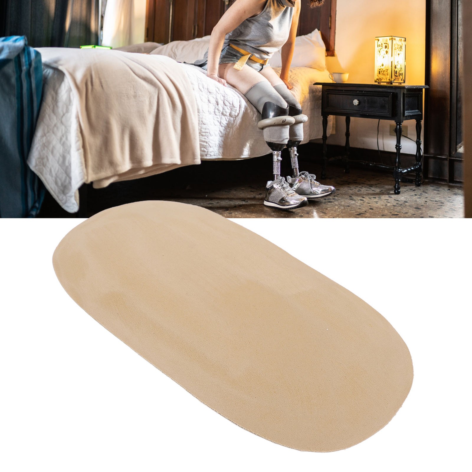 ˜Amputee Essentials Prosthetic Liner Patch Reduce Friction Prevent Skin Irrit