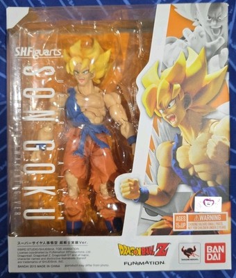S.H.Figuarts Dragonball Z Son Goku Super Saiyan Awakening Battle Damage Bandai