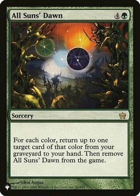 x1 All Suns' Dawn - The List R MTG The List M/NM, English
