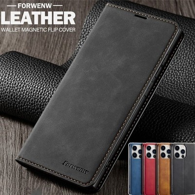For iPhone 17 17e 16 15 14 13 12 11 Pro Max Plus Wallet Case Leather Flip Cover