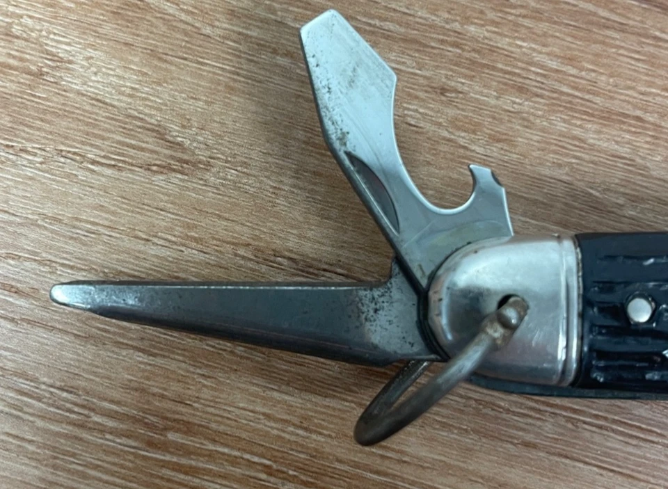 Navaja de Bolsillo Imperial Kamp King Scout Estilo 4 Herramientas Plegable De Colección EE. UU. Foto 4 de 4