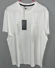 VRST Men's Large Essential Pocket Tee T Shirt Pure White New With Tags