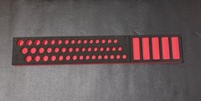 Snap On FMS003BR RED FOAM ORGANIZER for 45pc 3/8" Drive.