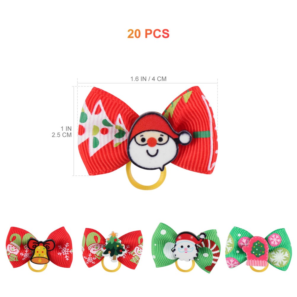 Accessori Cani Anelli Per Peli Di Animali Domestici Costumi Capelli Festivi foto 6