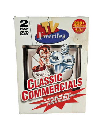 TV Favorites Classic Commercials DVD 2-Disc Set Nostalgic Ads 1950s 1970s
