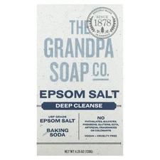 Face & Body Bar Soap, Epsom Salt, 4.25 oz (120 g)
