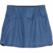 Puma PWRMESH Tidal Wave Navy Combo A-Line Skirt/Skort. UPF 50. Sz L. NWT 