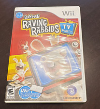 Ubisoft Rayman Raving Rabbids: TV Party (Nintendo Wii) w/ Manual