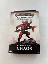 Warhammer Trading Cards Campaign Deck Chaos. Brand New And Sealed.