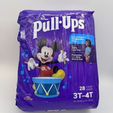 Huggies Pull Ups Boys 3T-4T 32lb-40lb Potty Training Pants 28 Ct Disney Mickey