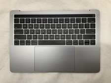 OEM Silver Top Case Palmrest Keyboard Battery 13" MacBook Pro A1706 Grade B