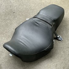 HARLEY DAVIDSON Badgé Touring Saddle Voir Photos Panhead Shovelhead Wide Glide