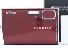 Nikon COOLPIX S51 Red 8.1MP 3x Zoom Compact Digital Camera from Japan