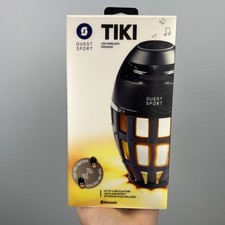 TIKI LED Wireless Outdoor Bluetooth Speaker 22" Stake Quest Sport New In Box