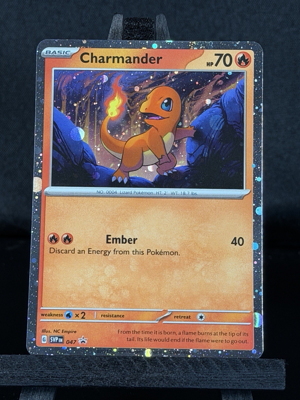 HD COSMOS HOLO Charmander 151 Promo SVP 047 (B)