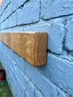 Hand Crafted RUSTIC SOLID OAK FACIA MANTEL BEAM Log Burner Mantle FIREPLACE