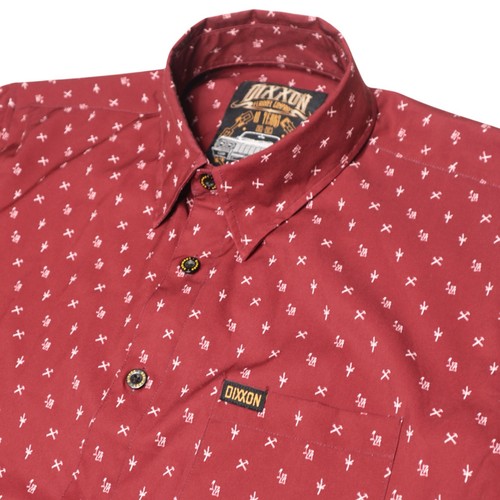 Dixxon Flannel Company LOWRIDER Shirt Men's Size L Red All Over Print - Picture 6 of 12