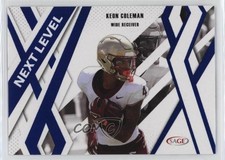 2024 SAGE HIT High Series Next Level Blue Keon Coleman #96 0e3