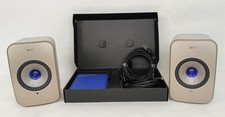 KEF LSXII Wireless Bookshelf Speakers Pair - TAN - OB