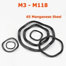 M3 - M118 Metric  65 Mn Steel Wave Washers Spring Wavey Crinkle Spring Gaskets