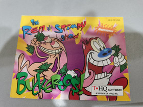 The Ren & Stimpy Show Buckeroos! Original NES Game - Nintendo - No Poster