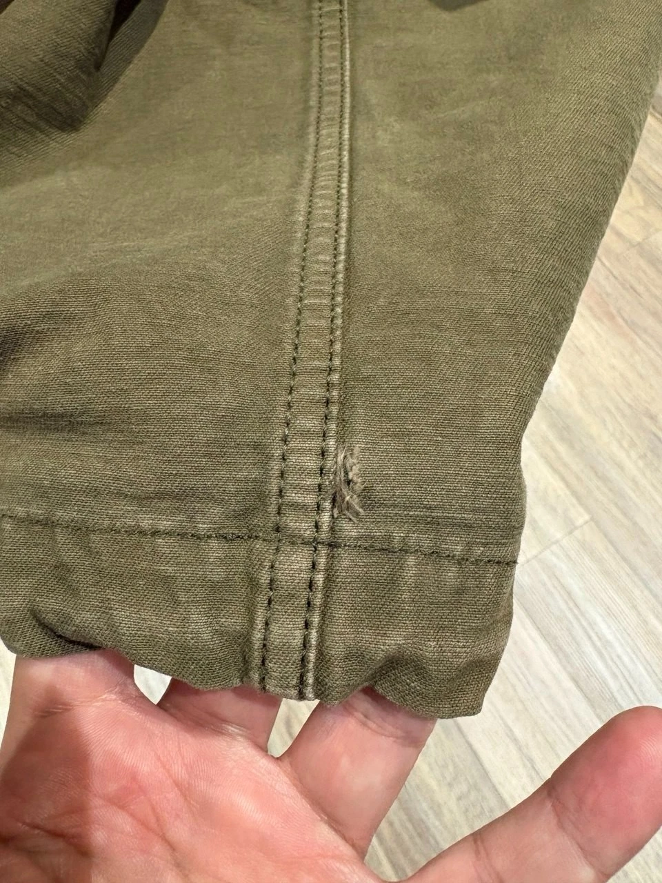 Rare PRPS Military M65 Field Jacket Olive Green Size M - Distressed Cotton Army - product detail image 13