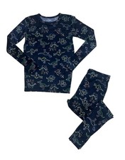   Cat  Jack  Boys  Dinosaur Print Pajama Sleepwear Set  Navy /Size 14