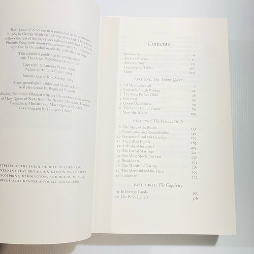 Libro de tapa dura y estuche Mary Queen of Scots Fraser The Folio Society History - Imagen 11 de 15