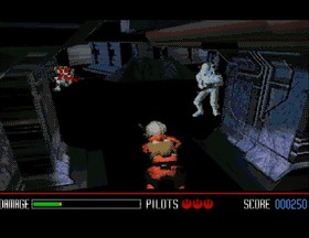 &copy;1993 Lucas Arts SEGA CD 3D FMV Action STAR WARS REBEL ASSAULT us NTSC X-Wing