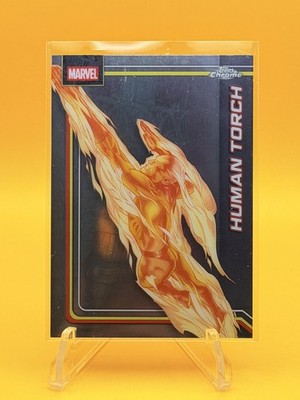 2026 Topps Chrome Marvel Comics #51 Human Torch