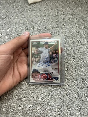 2023 Topps Chrome Justin Steele Rookie Refractor Auto SP #RA-JST Cubs /499