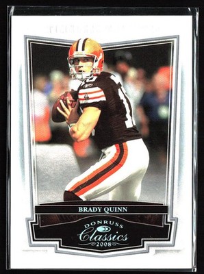 2008 Donruss Classics #23 Brady Quinn Timeless Tributes Silver #/100