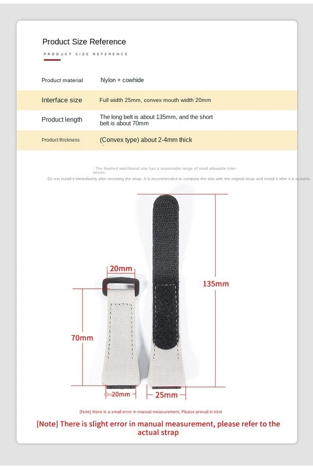 Pulseira de relógio de lona de náilon de substituição 25 mm compatível com Richard Mille RM011 RM53 - Imagem 3 de 4