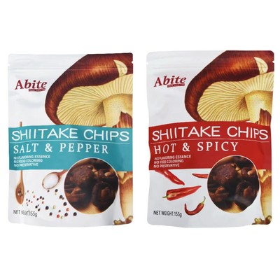 5 pack Veggie Crisps Shiitake Mushroom Chips Healthy Party Snacks Non-Fried 155g