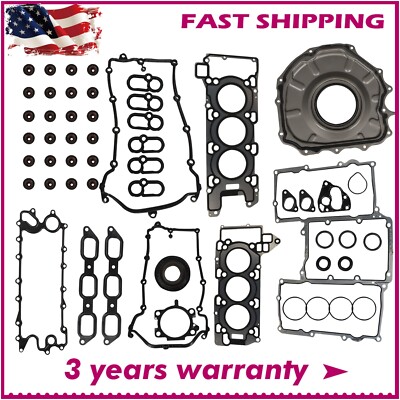 Engine Cylinder Head Gasket set For Jaguar XE XJ F-Type Land Rover AJ126 3.0L V6