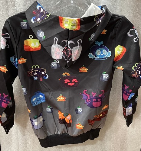 Kids Hoodie 5T Full Zipper Pockets Graphic Blox Fruits Roblox Game Boy Girl Rare - Picture 2 of 13