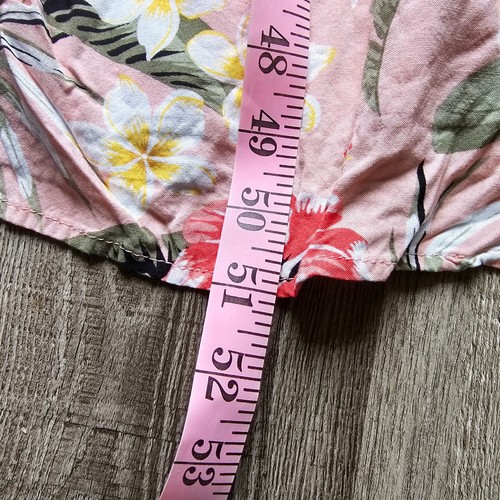 Ophelia Roe Sundress Womans XL Dress Hawaiian Boho Sleeveless Midi Pink Floral - Picture 8 of 12