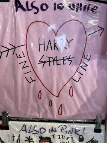 HARRY STYLES T.Shirt FINELINE Design White Or Pink Love On Tour Xs-xl Sizes - Picture 4 of 4