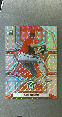 2022 Panini Mosaic Silver Mosaic Prizm #278 Nick Lodolo RC Reds | eBay