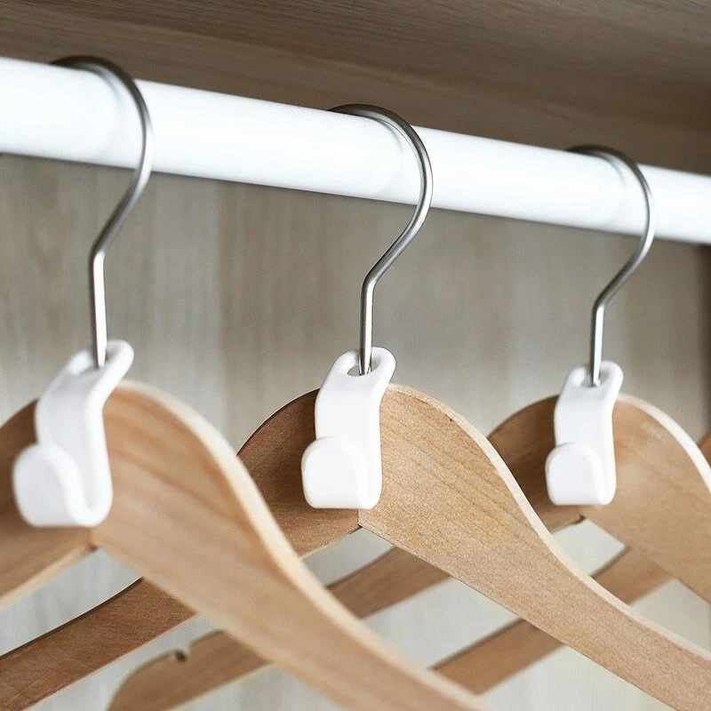 50pcs Cascading Clothes Hanger Connector Hooks Space Saving Closet