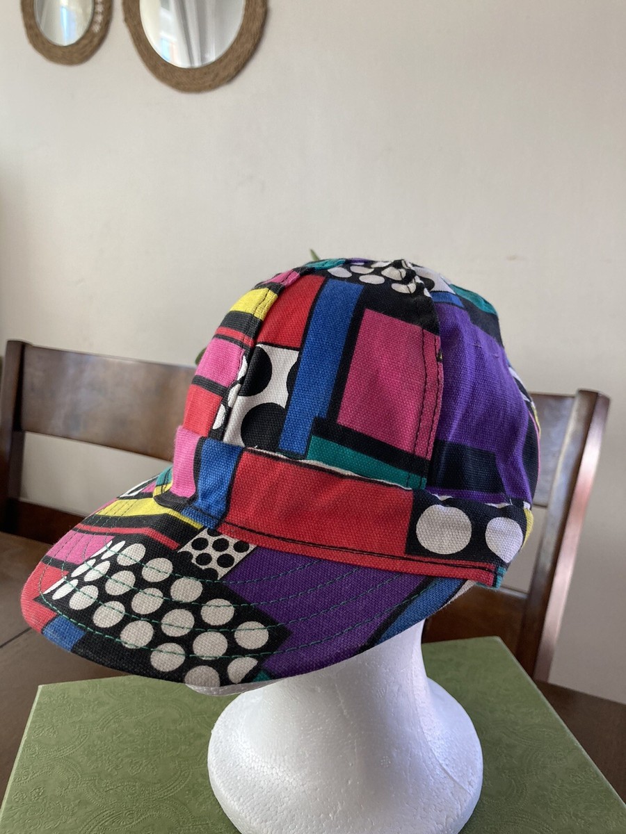 Vtg 80s Crazy Design Welding Hat Cap Sz 1/8-57 Kromer Union Made