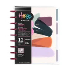 Happy Planner “PRESSED & PAINTED” Classic VERTICAL Layout 12 Month UNDATED