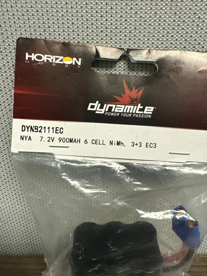 Dynamite Speedpack2 6-Cell NiMh Battery Pack (7.2V/900mAh) w/EC3 Connector - Image 2 of 4