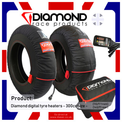 DIAMANT RENNPRODUKTE - DIGITALE REIFENHEIZUNGEN / WÄRMER FÜR 300cc, 110/17, 140/17