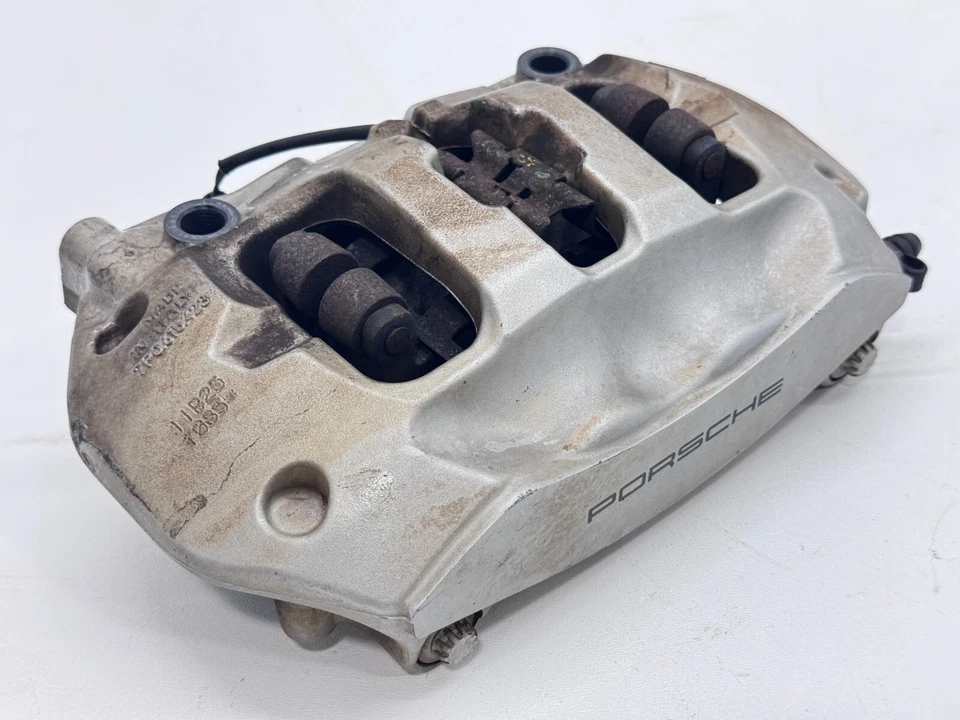 Pinza de 4 pistones freno trasero izquierdo Porsche Cayenne Brembo 2011-2018 7P0615423 OEM Foto 2 de 4