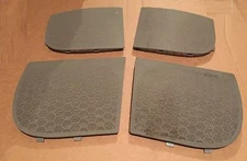 AUDI A2 2000 2005 speaker grill trim covers light grey set front back left right