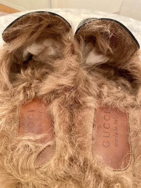 gucci princetown fur sale